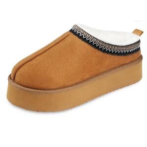 Vonmay Women's Cozy Platform Slippers Size 9.5